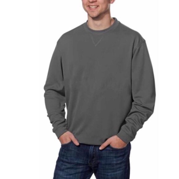 Pebble Beach Pullover Shirt Grey Small - Picture 1 of 7